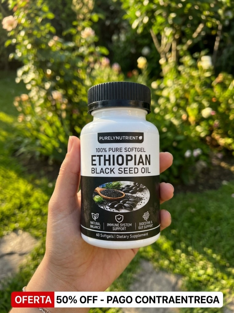 PurelyNutrient Ethiopian Black Seed Oil 100% Puro Softgels